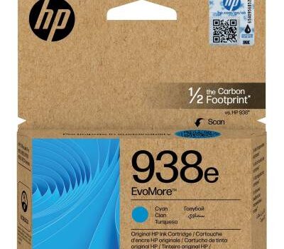 HP 938E EVOMORE CYAN ORIGINAL INK CARTRIDGE