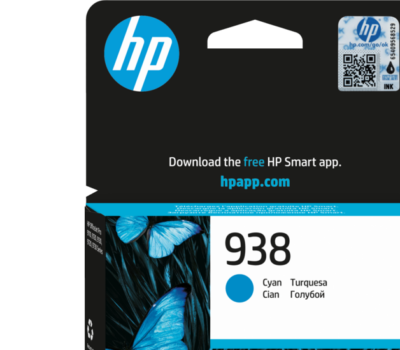HP 938 CYAN ORIGINAL INK CARTRIDGE