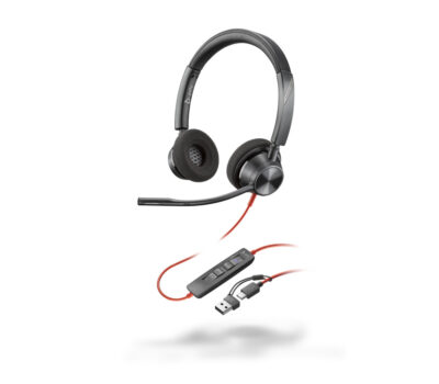 POLY BLACKWIRE 3320 USB-A+C HEADSET