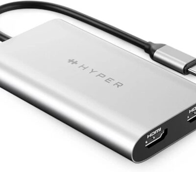 HYPERDRIVE USB-C TO DUAL HDMI ADAPTER+PD OVER USB (M1)