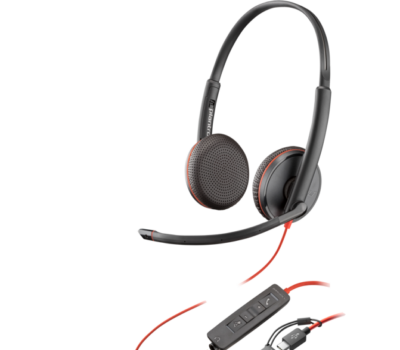 POLY BLACKWIRE 3225 STEREO USB-C HEADSET HEADSET