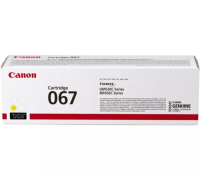 CANON 067 TONER CARTRIDGE (YELLOW)