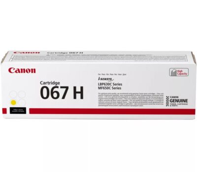 CANON 067 HIGH CAPACITY TONER CARTRIDGE (YELLOW)