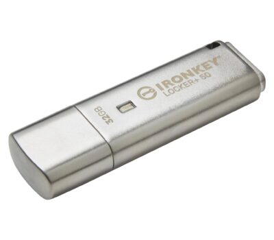 KINGSTON 32GB IRONKEY LOCKER PLUS 50 AES ENCRYPTED USBTOCLOUD