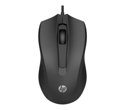 HP 105 BLACK WIRED MOUSE