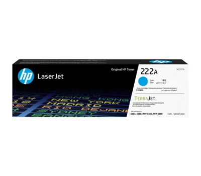HP 222A CYAN ORIGINAL LASERJET TONER CARTRIDGE