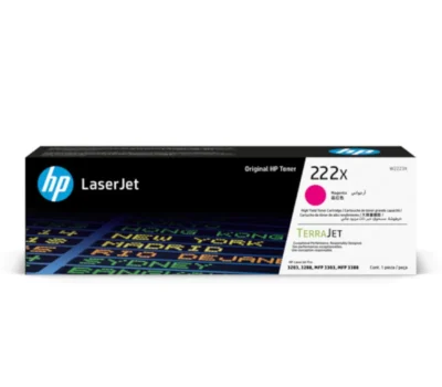 HP 222X HIGH YIELD MAGENTA ORIGINAL LASERJET TONER CARTRIDGE
