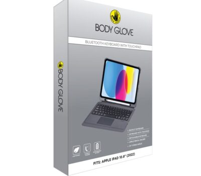 BODY GLOVE IPAD 10.9(22)10TH GEN BLUETOOTH KEYBOARD WITH TOUCHPAD-B-BLACK