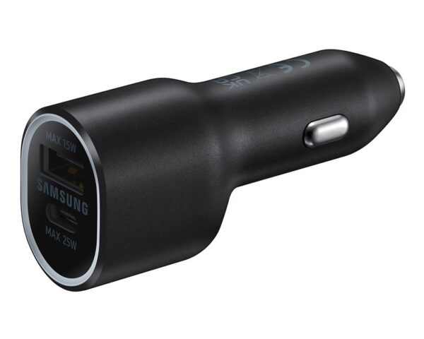 SAMSUNG DUAL PORT CAR CHARGER 40W-BLACK