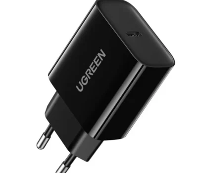 UGREEN 1 PORT 20W PD WALL CHARGER-BLACK