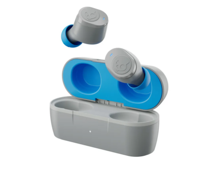 SKULLCANDY JIB TRUE 2 WIRELESS EARBUDS - LIGHT GREY/BLUE