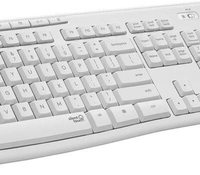 LOGITECH MK295 SILENT WIRELESS COMBO OFF-WHITE SPILL-RESISTANT