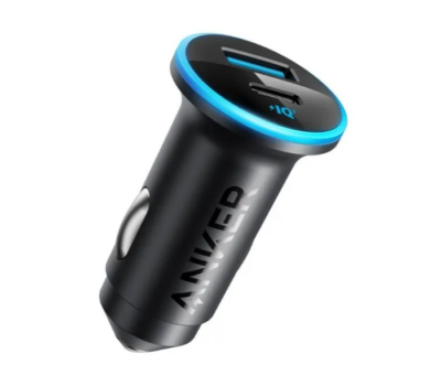 ANKER 2 PORT 52.5W PD CAR CHARGER BLACK