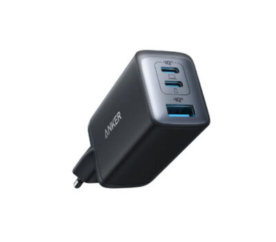 ANKER 735 USB AND 2 TYPE C 65W PD WALL CHARGER BLACK