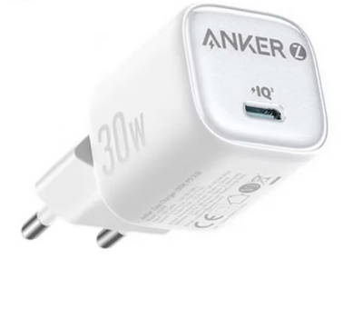 ANKER ZOLO 1 PORT 30W PD WALL CHARGER WHITE
