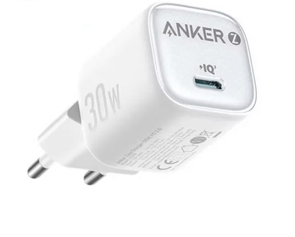 ANKER ZOLO 1 PORT 30W PD WALL CHARGER WHITE