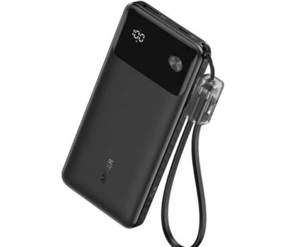 ANKER 10000MAH 22.5W TYPEC CABLE POWERBANK BLACK