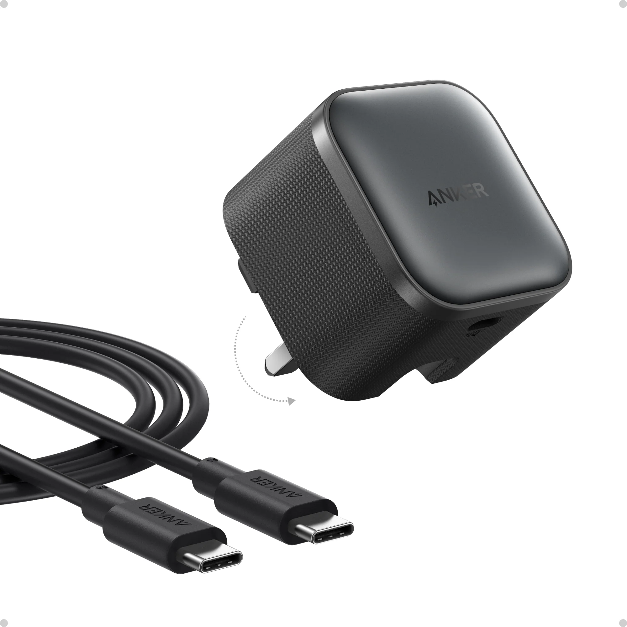ANKER 1 PORT 45W PD NANO WALL CHARGER BLACK