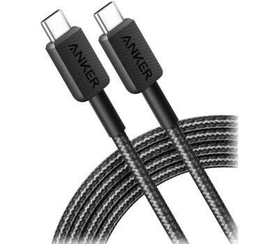 ANKER 322 TYPE C TO TYPE C BRAIDED CABLE 1.8M BLACK