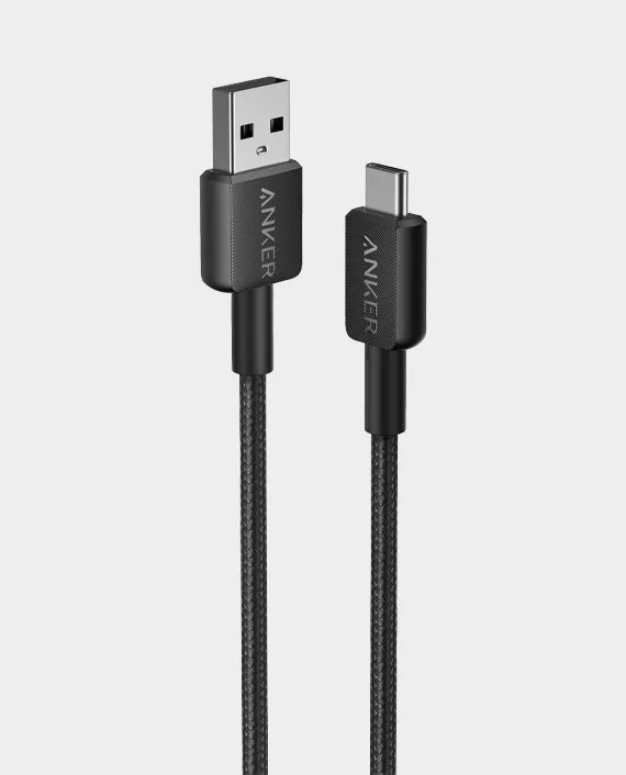 ANKER 322 USB TYPEC BRAIDED CABLE 1.8M BLACK