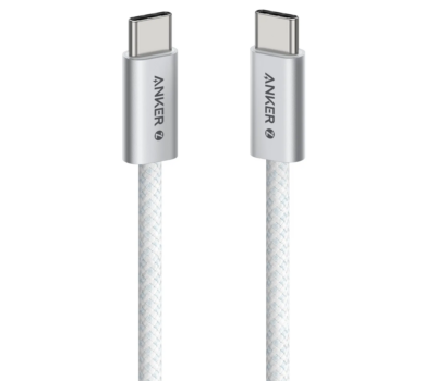 ANKER TYPE C TO TYPE C BRAIDED CABLE 240W 1M WHITE