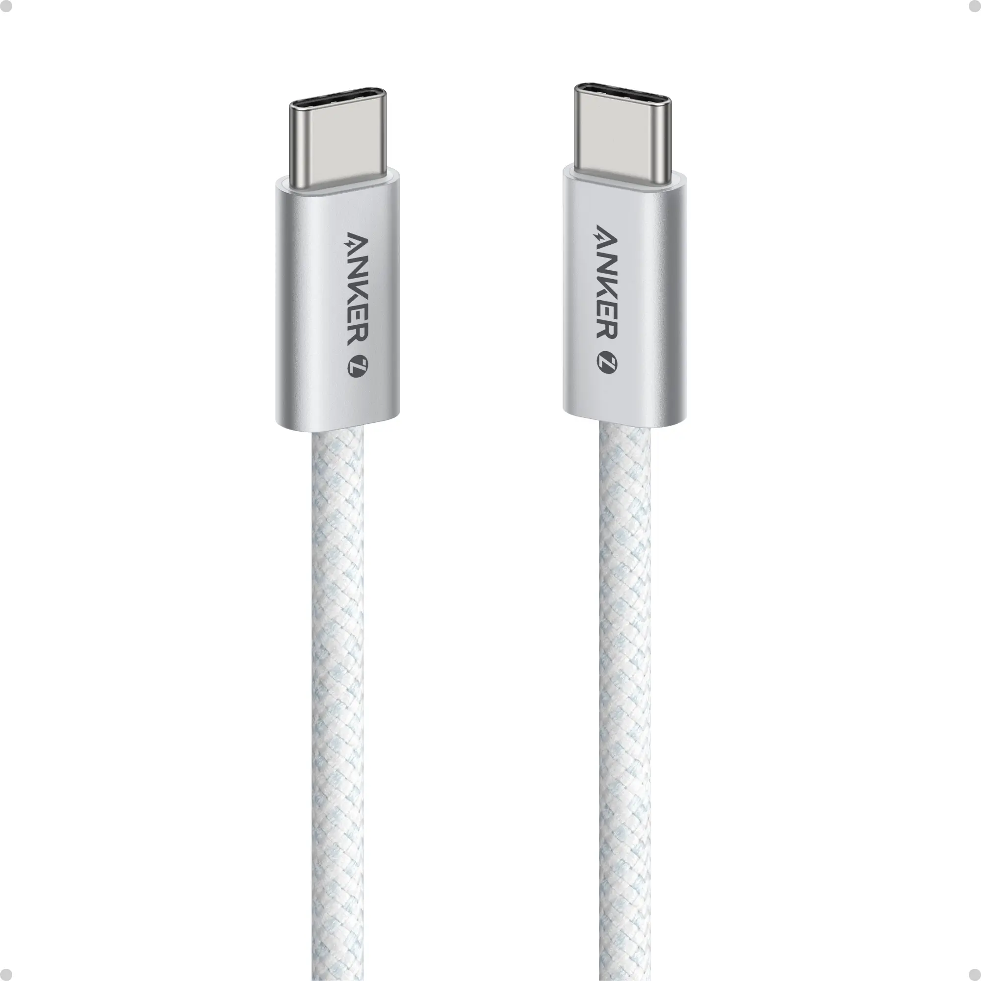 ANKER TYPE C TO TYPE C BRAIDED CABLE 240W 1M WHITE