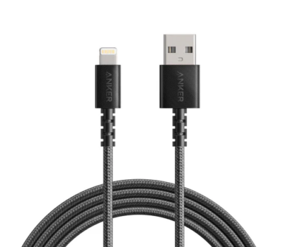 ANKER C89 USB MFI POWERLINE CABLE 0.9M BLACK