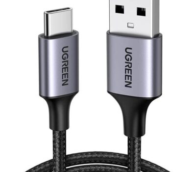 UGREEN USB TO TYPE C BRAID CABLE 1M-BLACK