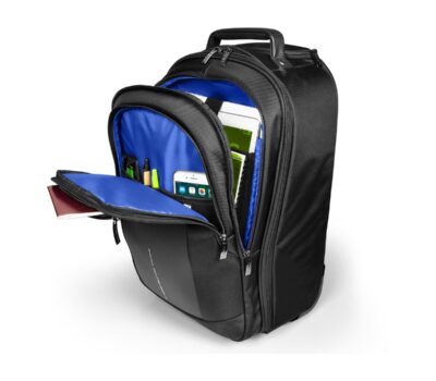Port Chicago Evo Black 15.6" Trolley Backpack