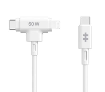 TARGUS HYPERJUICE USB C AND LIGHTNING CABLE 60W