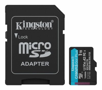 KINGSTON 1TB MICROSDXC CANVAS GO PLUS GEN4 200MB/S A2 U3 V30 CARD