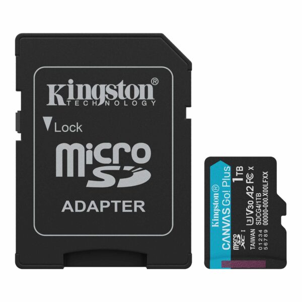 KINGSTON 1TB MICROSDXC CANVAS GO PLUS GEN4 200MB/S A2 U3 V30 CARD