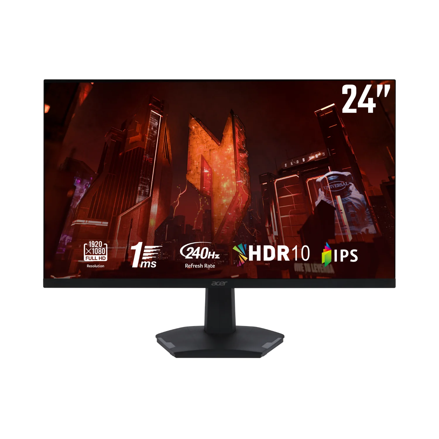 ACER NITRO VG240 24IN IPS FHD GAMING MONITOR
