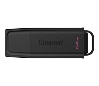 KINGSTON 64GB PORTABLE USB 3.2 GEN 1 DATATRAVELER EXODIA BLACK