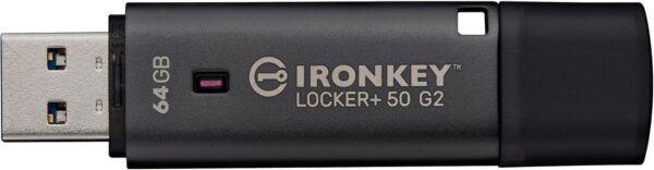 KINGSTON 64GB IRONKEY LOCKER PLUS 50 G2 FIPS 197 AES-256