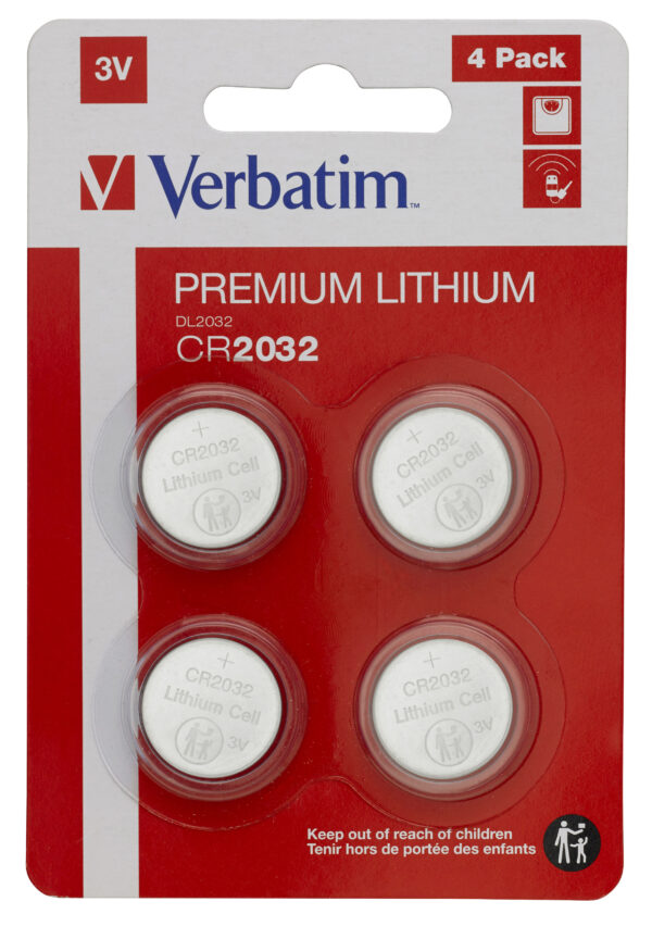 VERBATIM CR2032 BATTERY LITHIUM