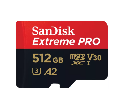 Sandisk Extreme Pro 512GB 4K Video microSDXC Card