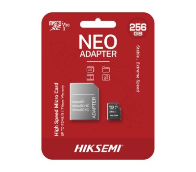 Hiksemi Neo Home 256GB Class 10 MicroSDXC Card with Adapter
