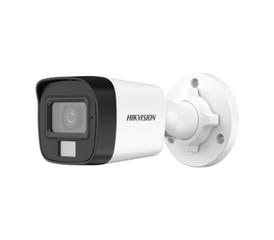 Hikvision 2MP Smart Hybrid Light Audio Fixed Mini Bullet Analogue Camera