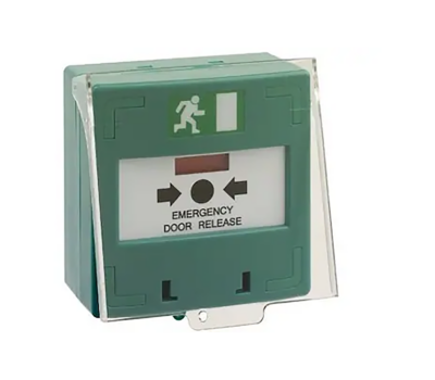 PinnSec Glass Green Resettable Emergency Break Glass Box