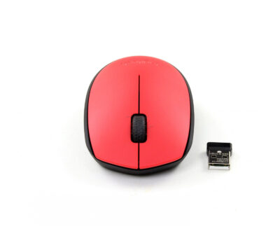 Logitech M171 Red Compact & Portable Wireless Mouse