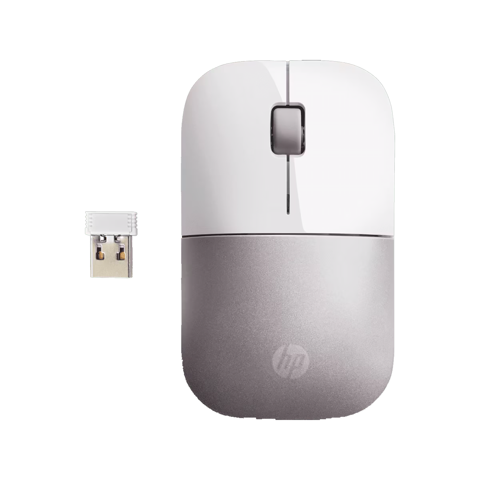 HP Z3700 Dual Wireless White Pink Mouse