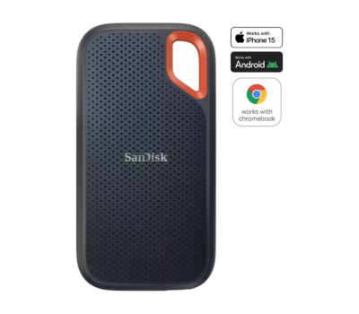 Sandisk Extreme Pro 2TB USB-C IP55 Drop-Resistance Portable SSD