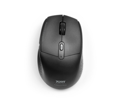 Port Office Pro Wireless Black Mouse
