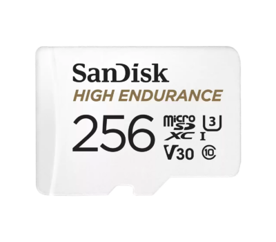 Sandisk High Endurance 256GB Class 10 MicroSDXC Card with Adapter