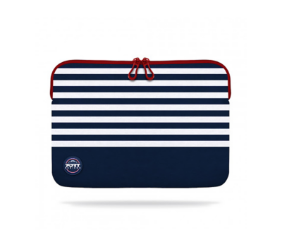 Port LA Mariniere Memory Foam 15.6" Navy Sleeve