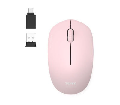 Port 2.4GHz Collection II Blush Wireless Mouse