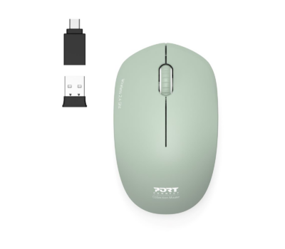 Port 2.4GHz Collection II Vert Olive Wireless Mouse