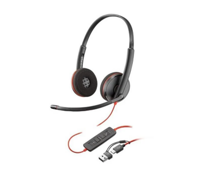 HP Poly Blackwire 3220 USB-C Wired Black Headset
