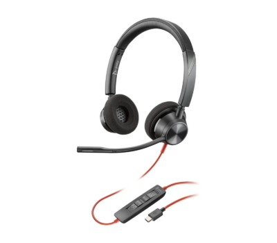 HP Poly Blackwire 3320 USB-C Wired Black Headset